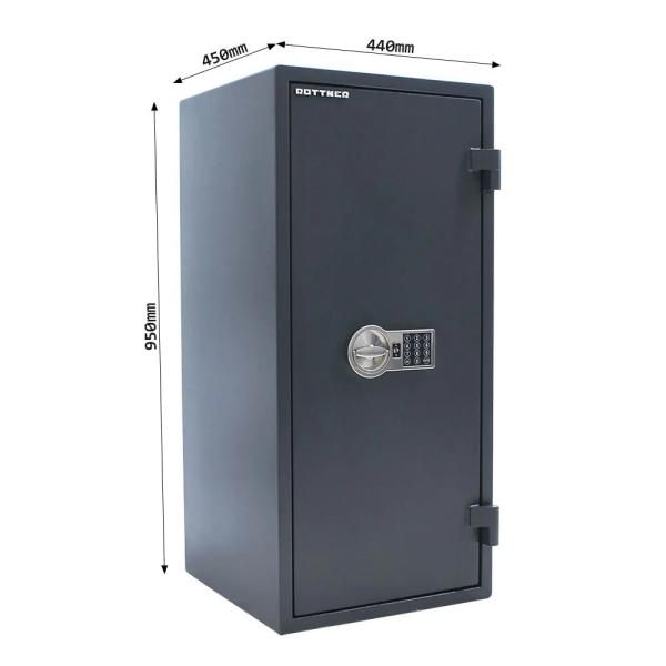 Rottner Dokumententresor EN1 Fire Hero 100 Elektronikschloss anthrazit T06321